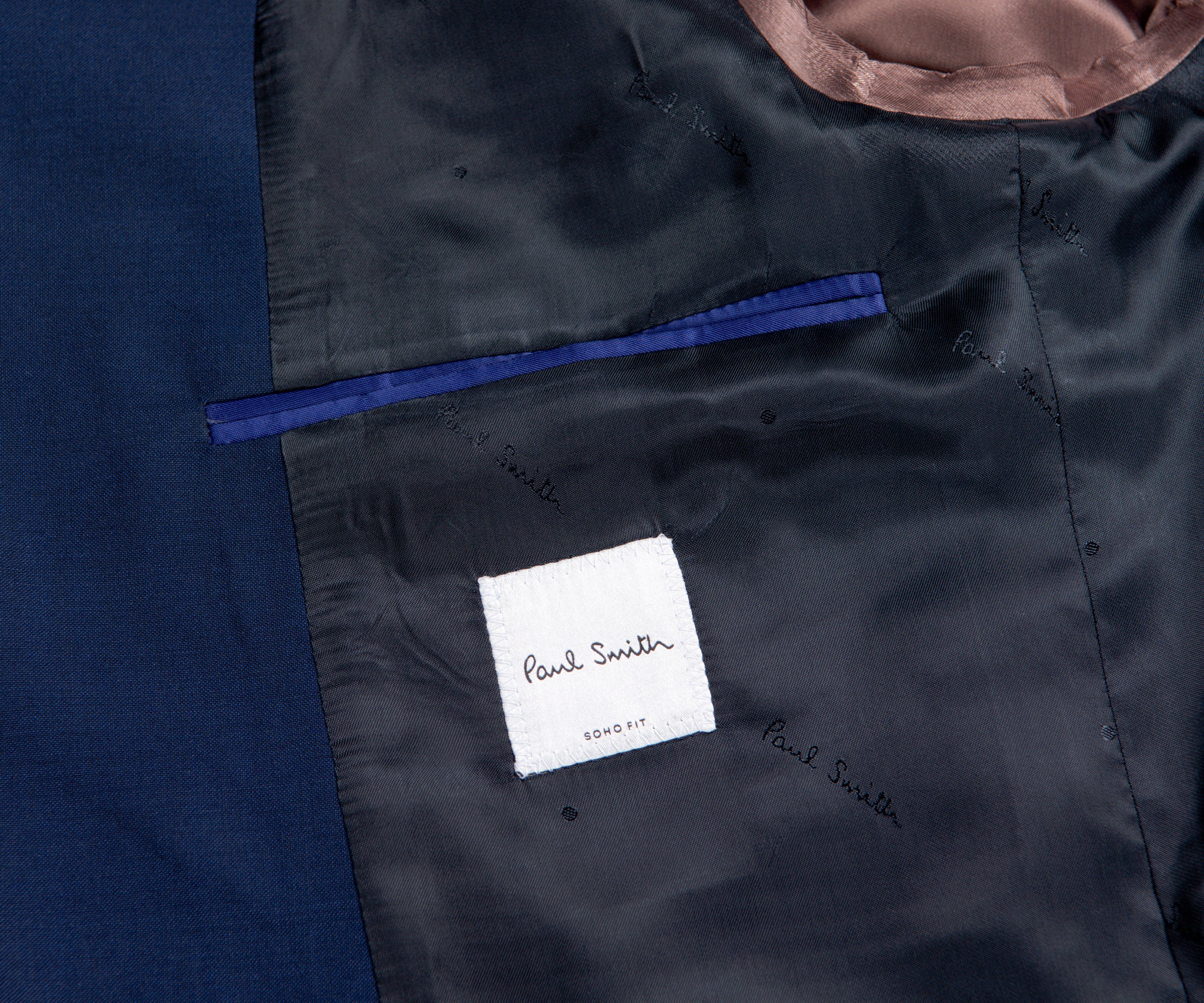 Paul Smith Soho Tailored Mohair Suit Blue - Image 5