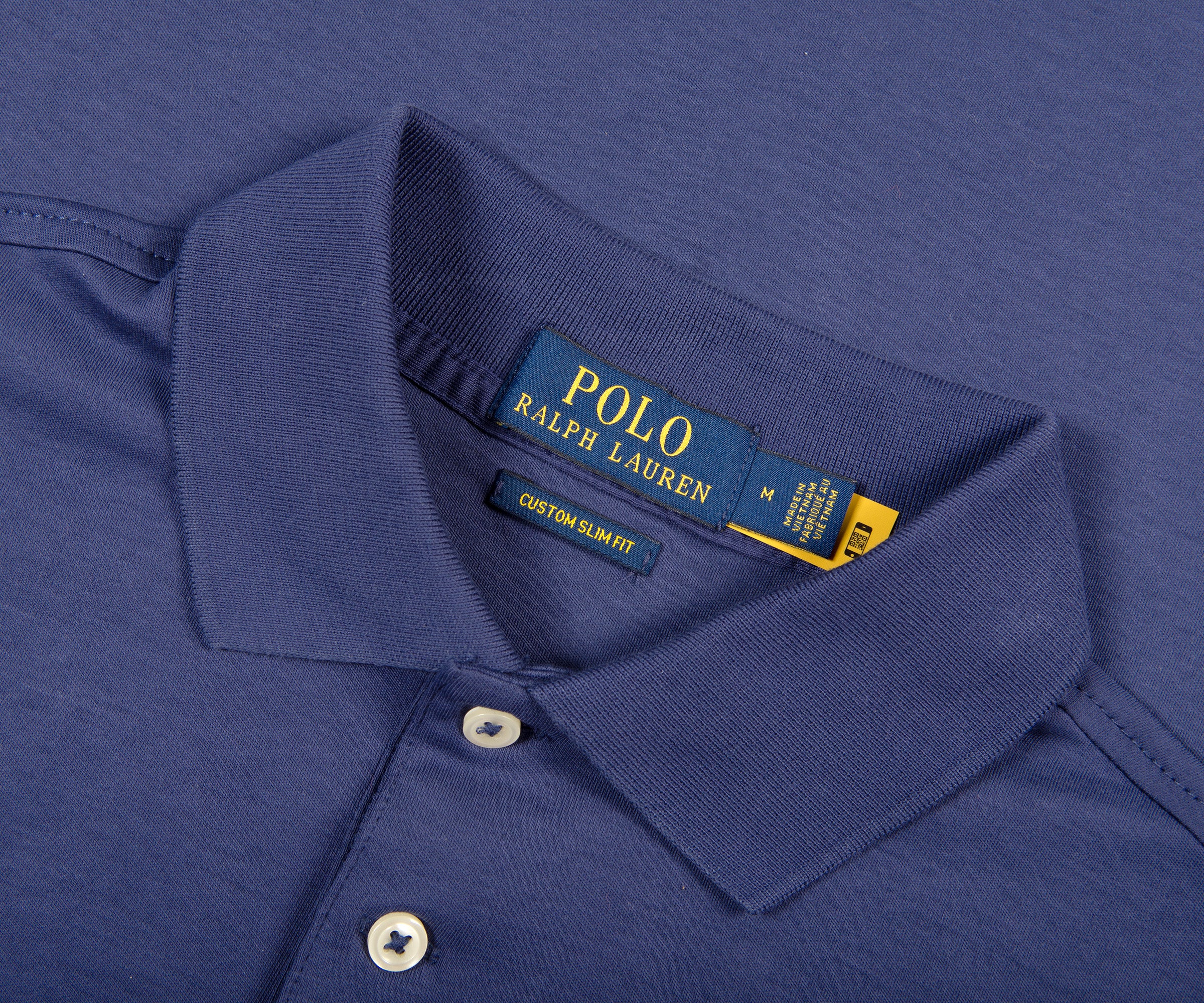 Ralph Lauren Custom Slim Fit Soft Touch Polo Boathouse Navy - Image 3