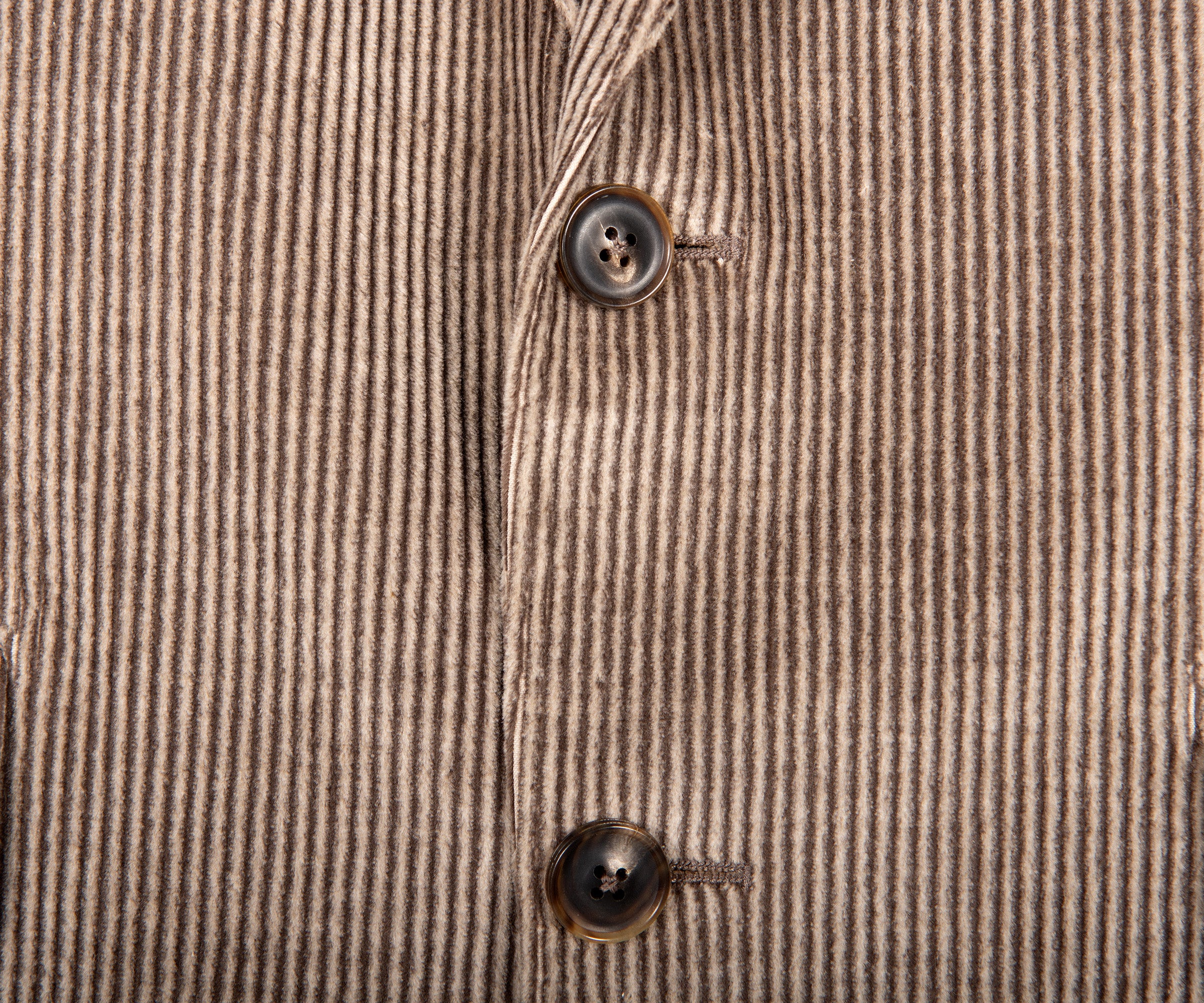 Canali Single Breasted Corduroy Suit Beige - Image 3