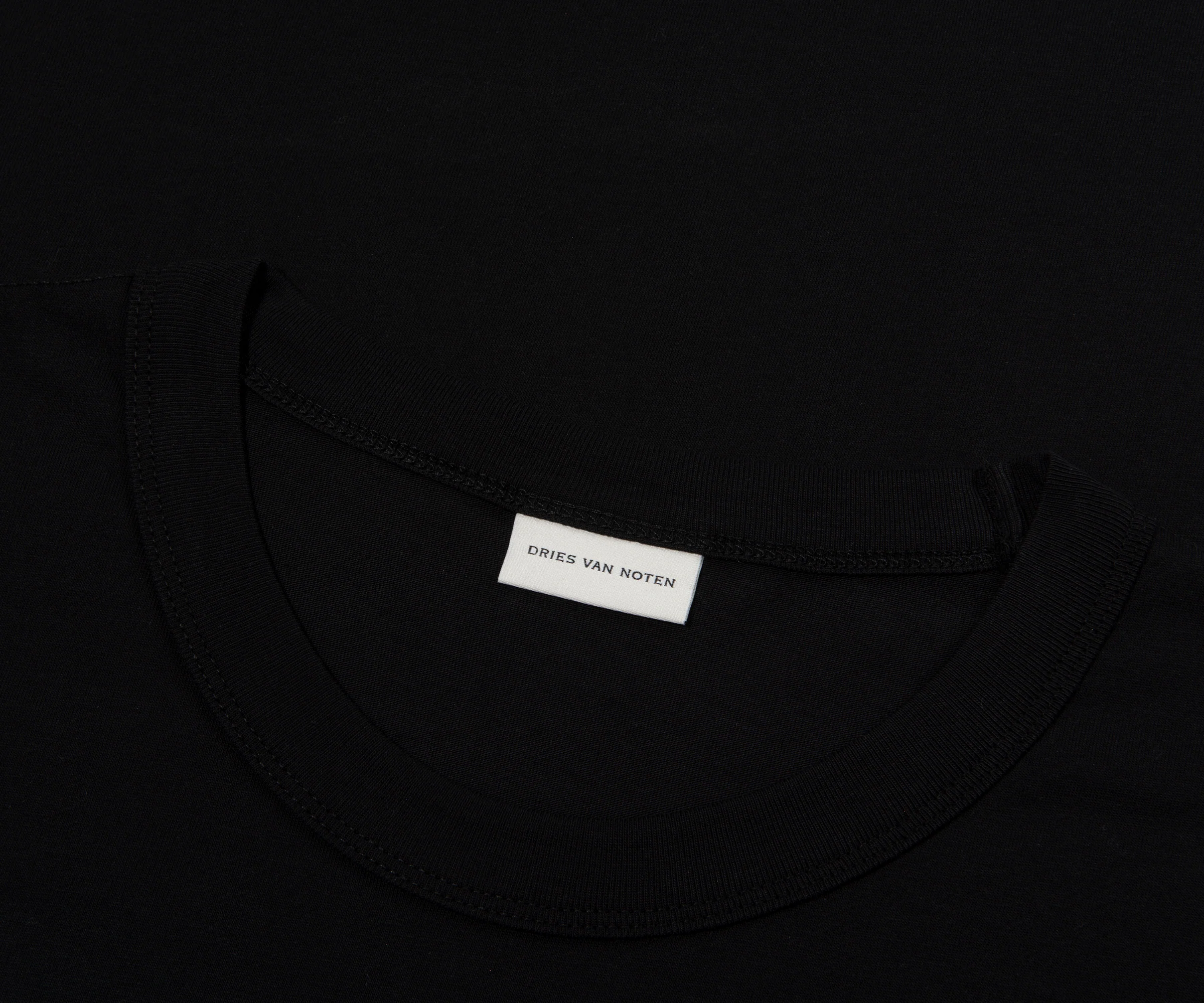 Dries Van Noten Sheer Black T-Shirt - Image 2