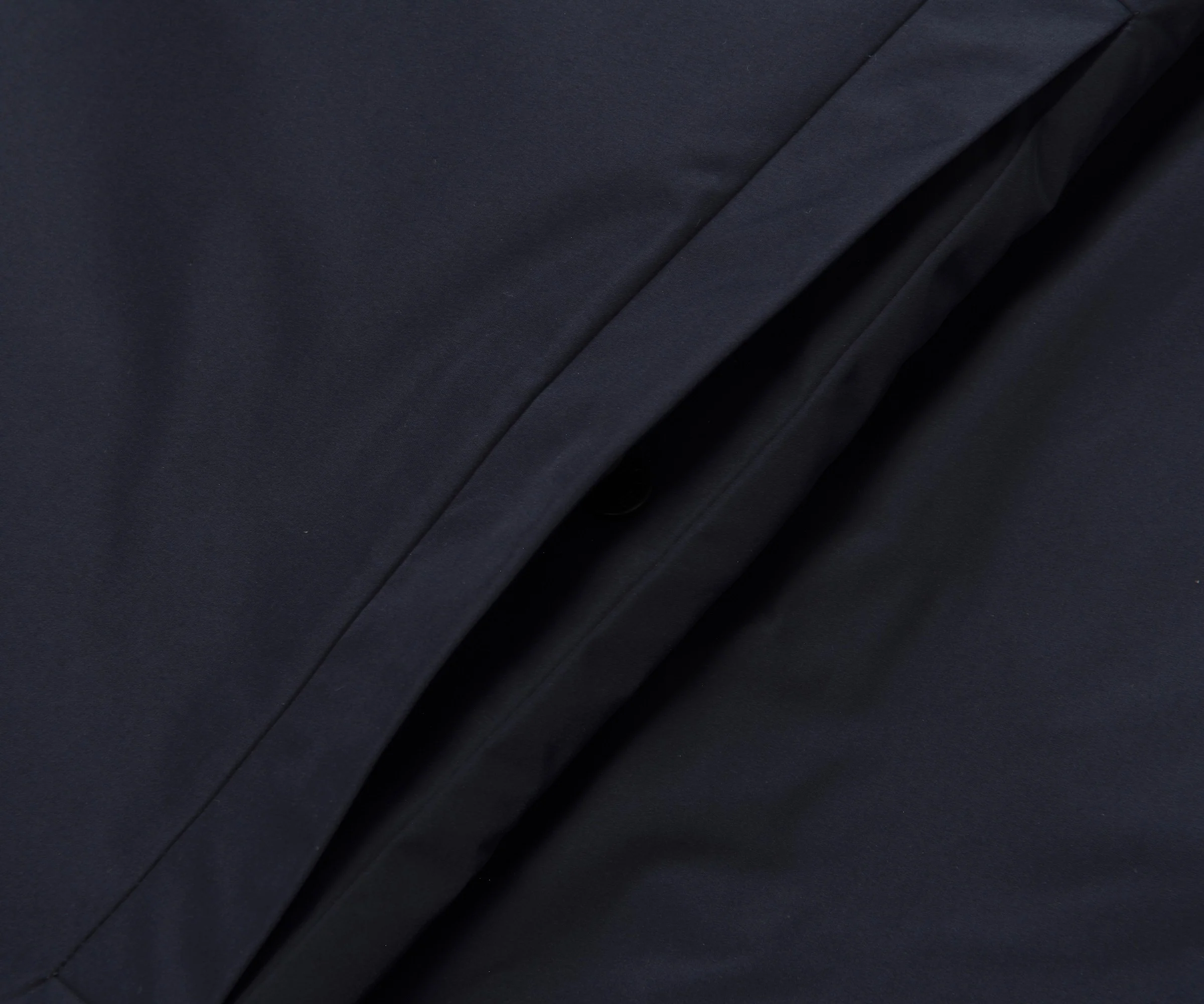 Moncler Navy Light Weight Overshirt Leather Badge - Image 8