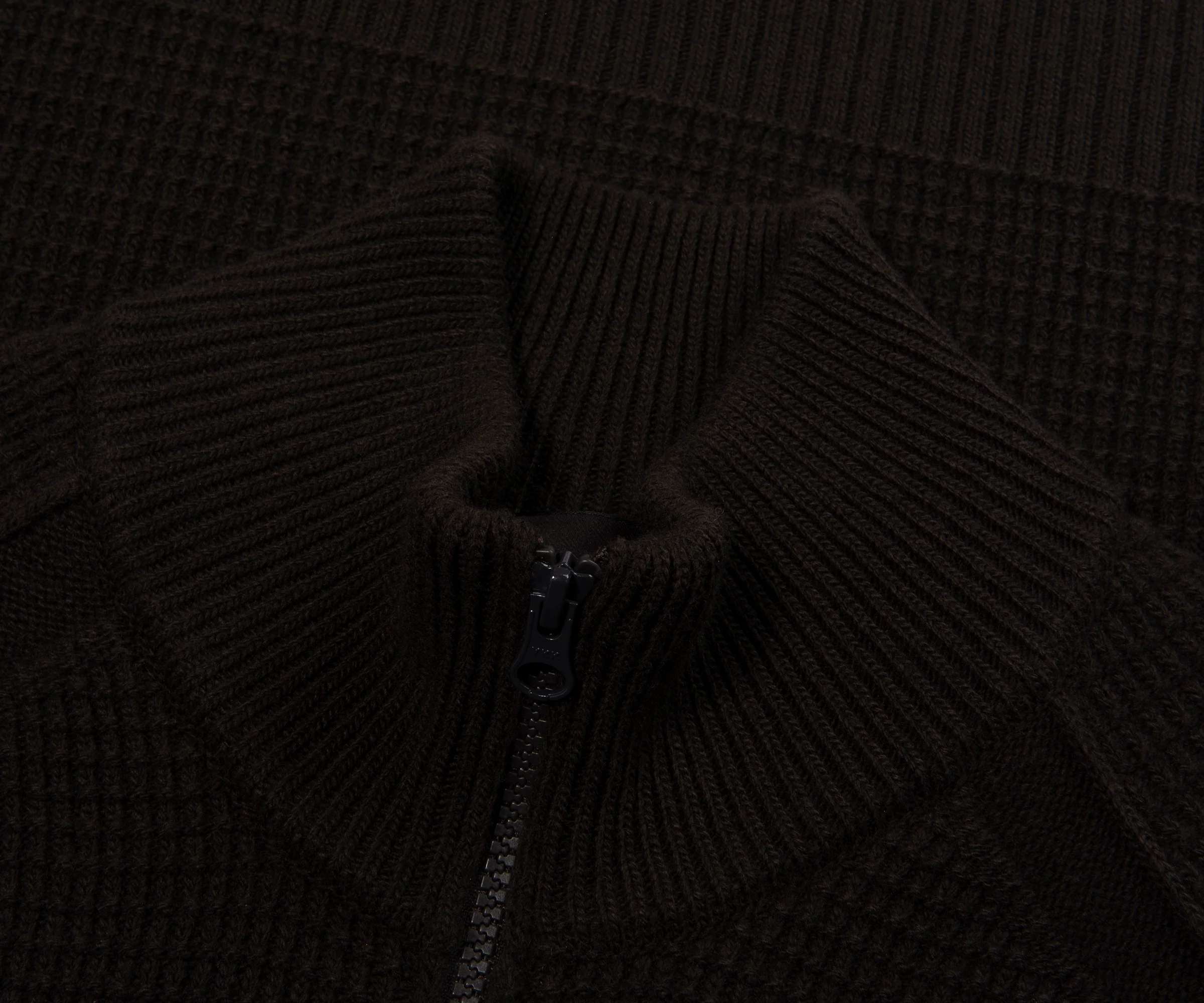 Stone Island Ghost Brown Knitted Full Zip Sweater - Image 2