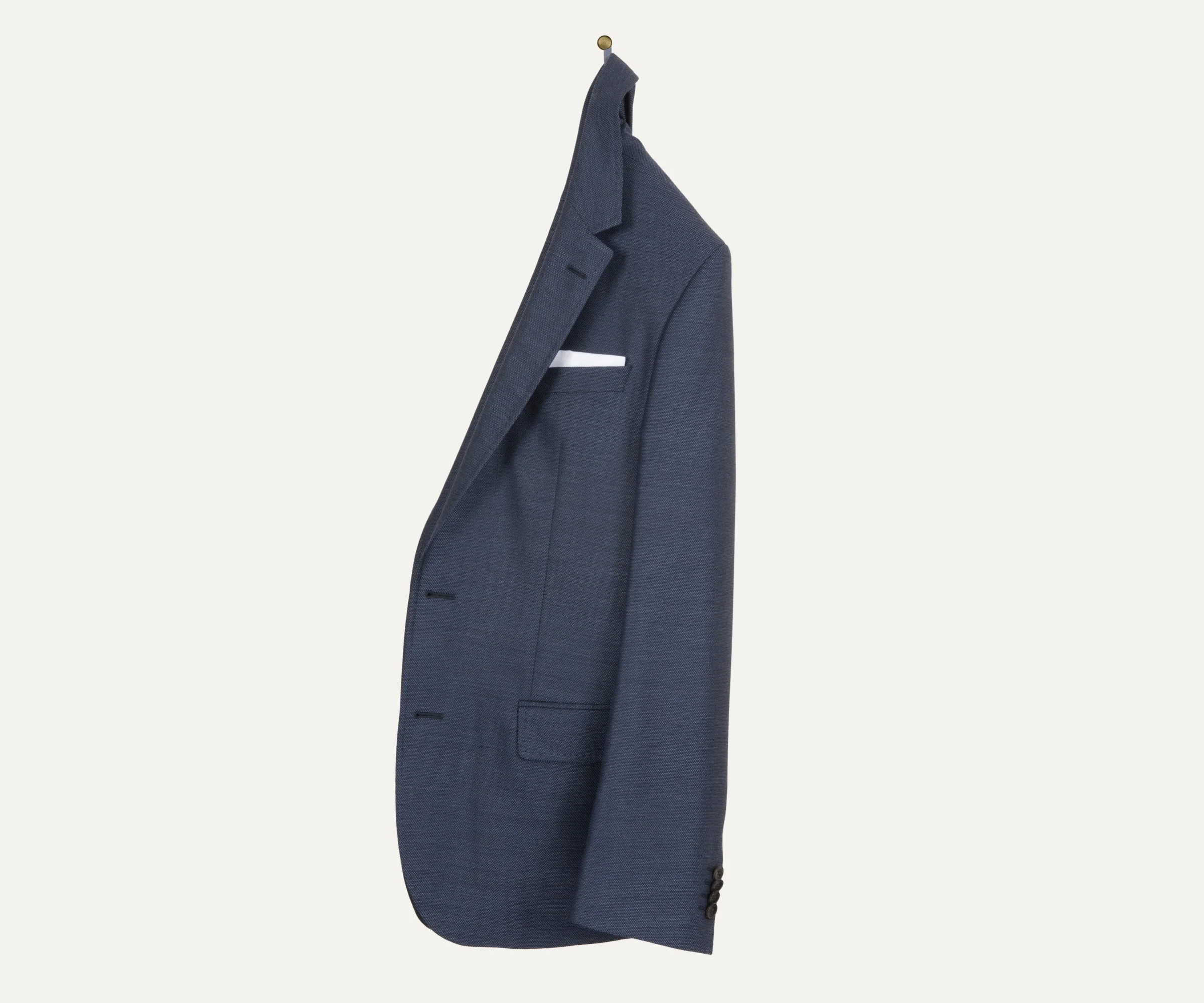 Hugo Boss Hutsons1 Wool & Silk Fleck Sports Jacket Mid Blue - Image 2