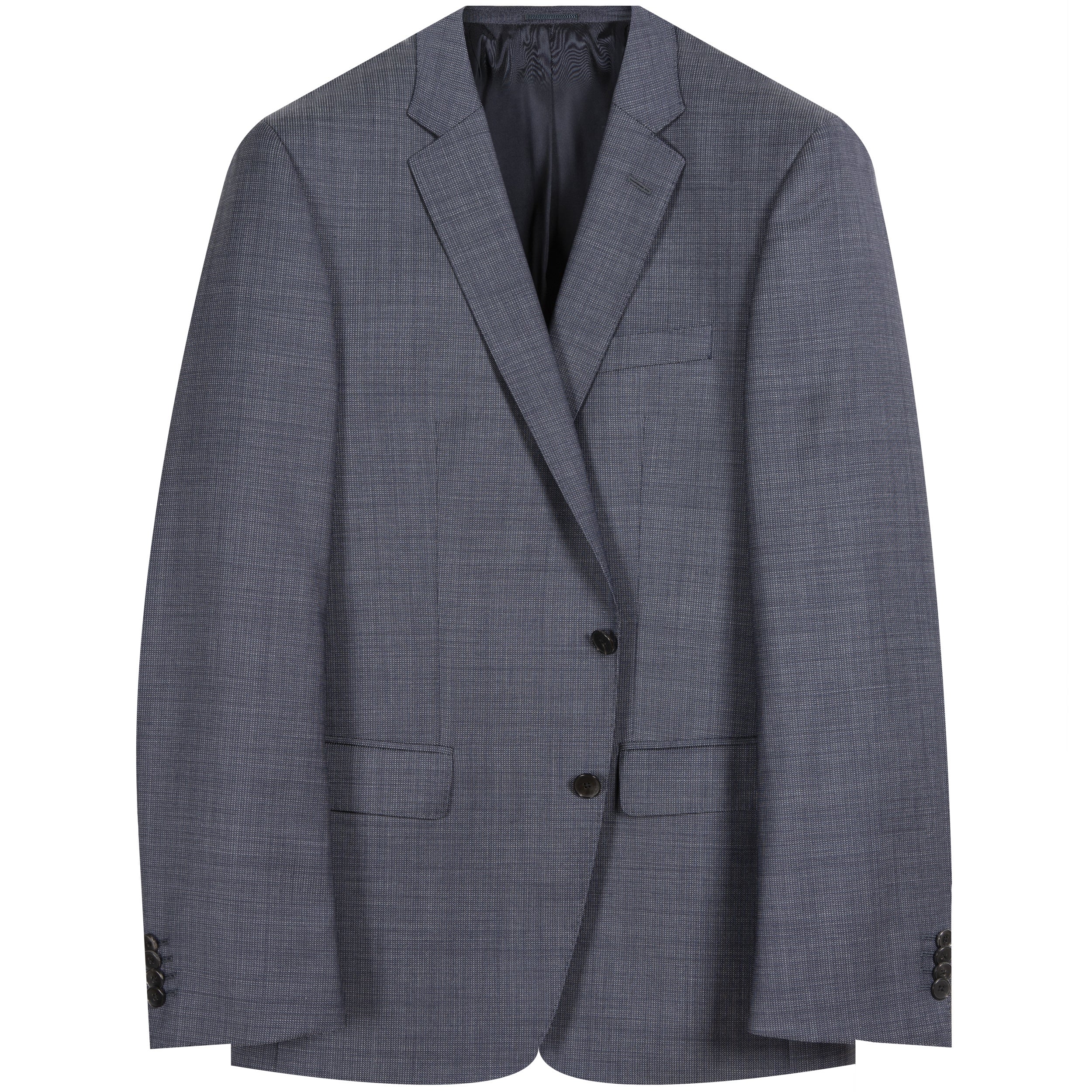 Boss Huge6 Salt & Pepper Suit Jacket Navy