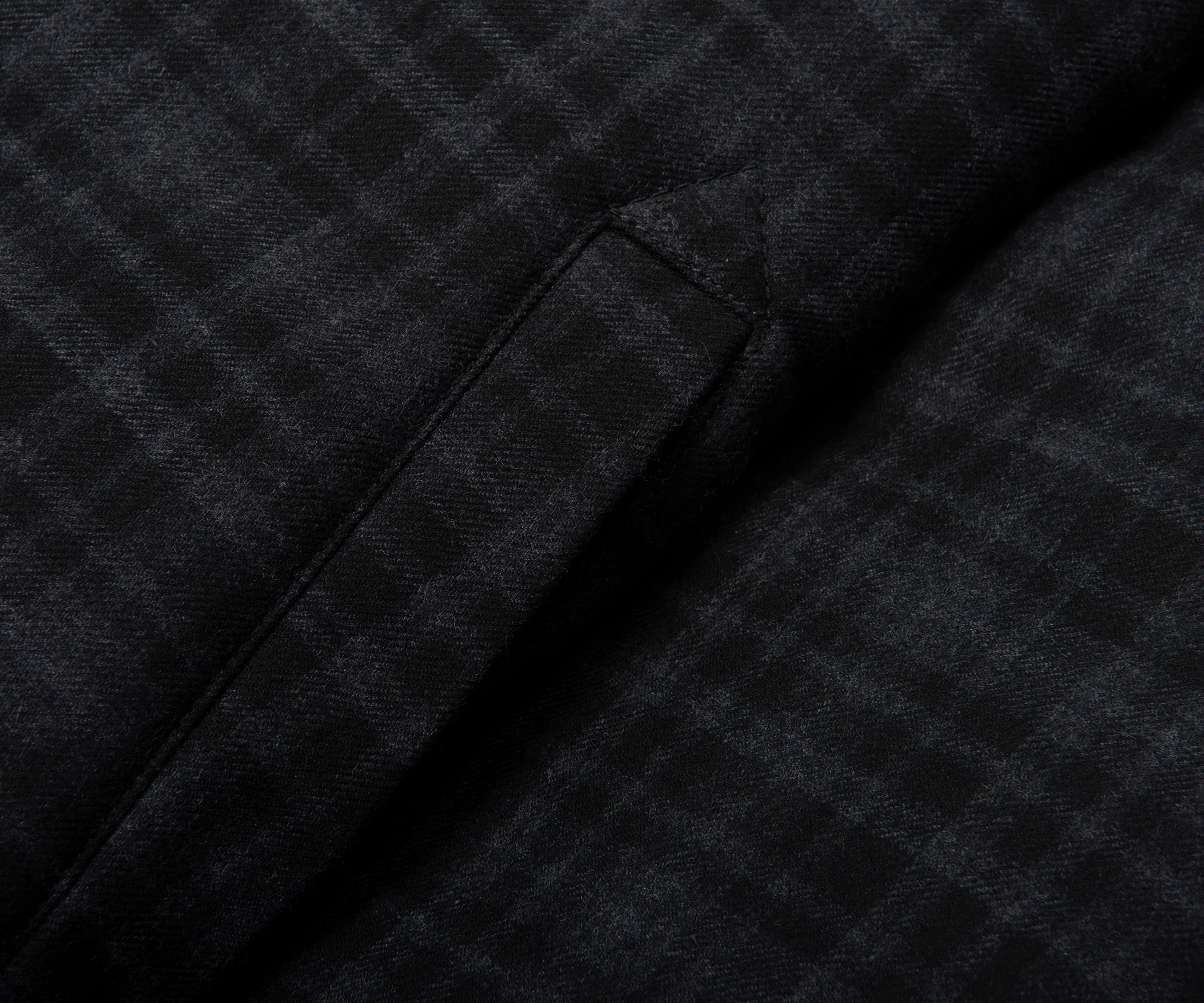 Canali Checked Reversible Jacket Grey/black - Image 4