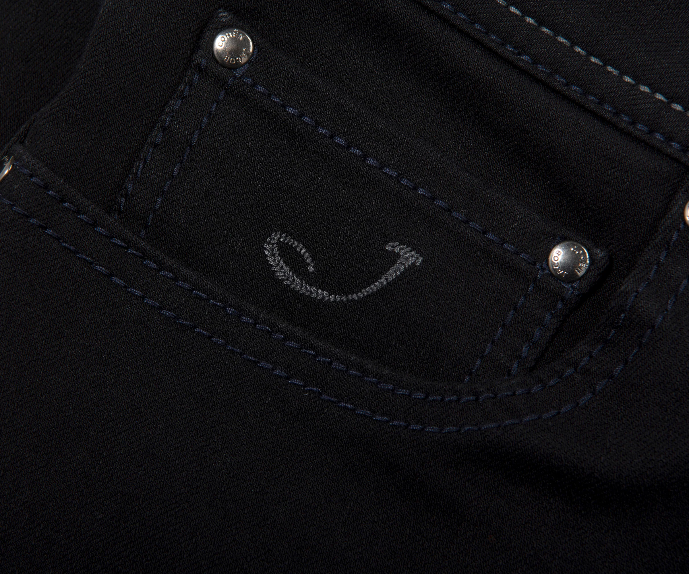 Jacob Cohën Bard Slim Fit Jeans in Black - Image 3
