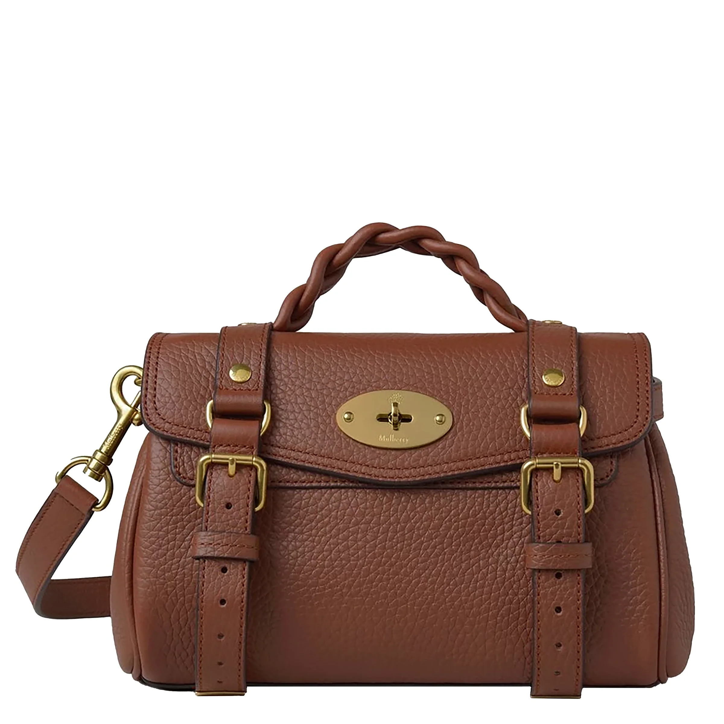 Mulberry Mini Alexa Heavy Grain Bag Bright Oak