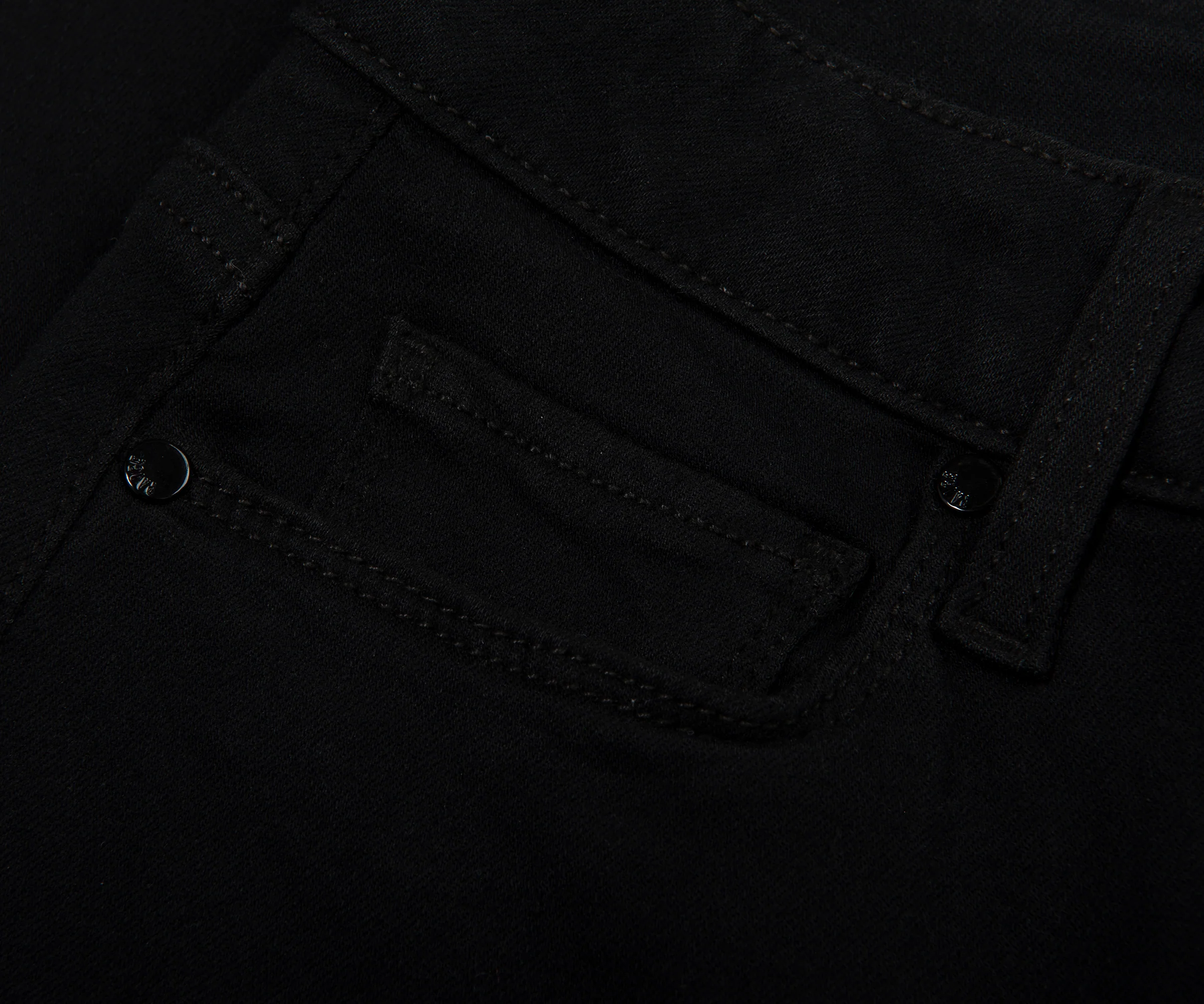 Paige Cindy High Rise Skinny Straight Black Shadow Jeans - Image 5