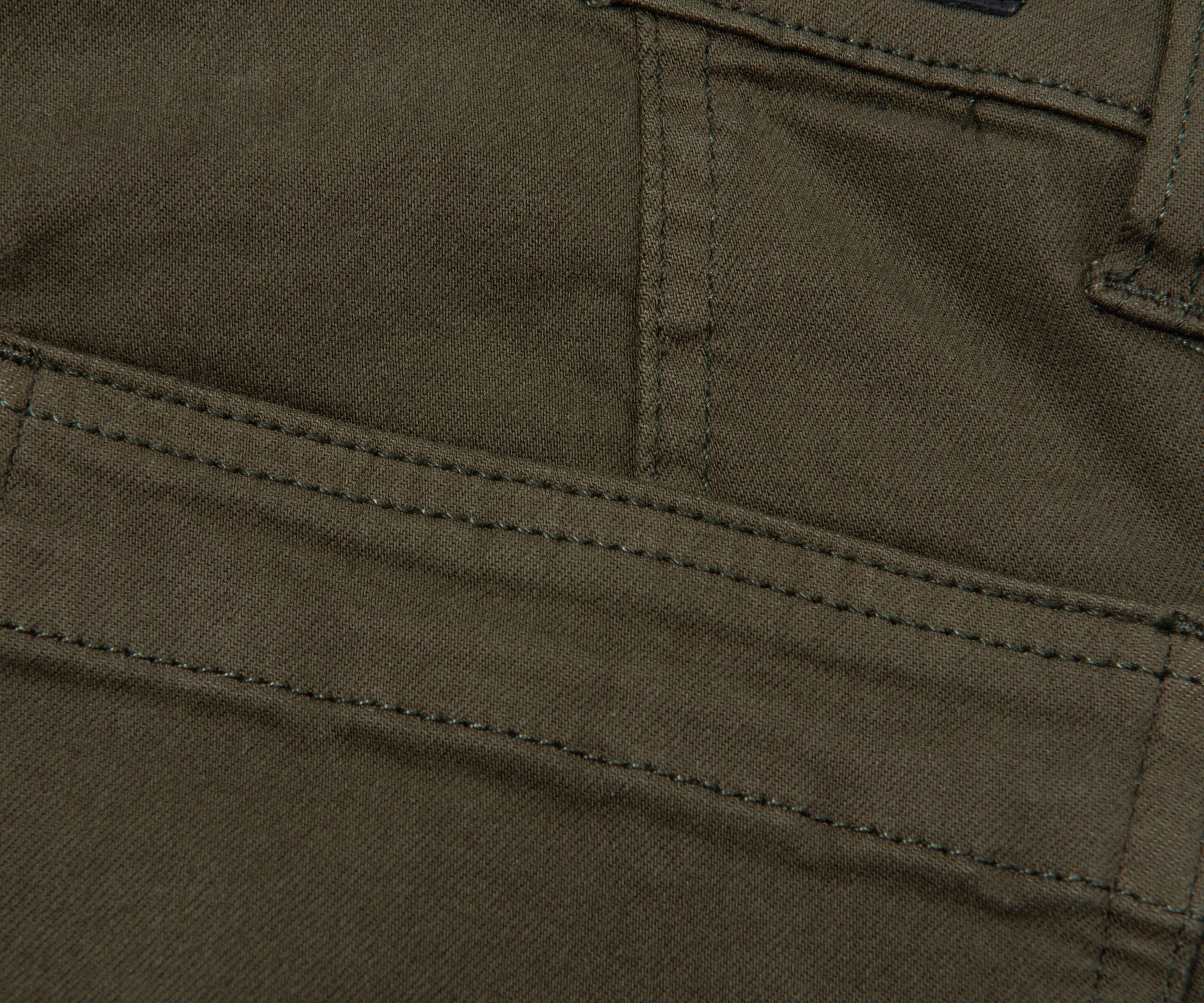 Paige Quincy Green Cotton Jeans - Image 5