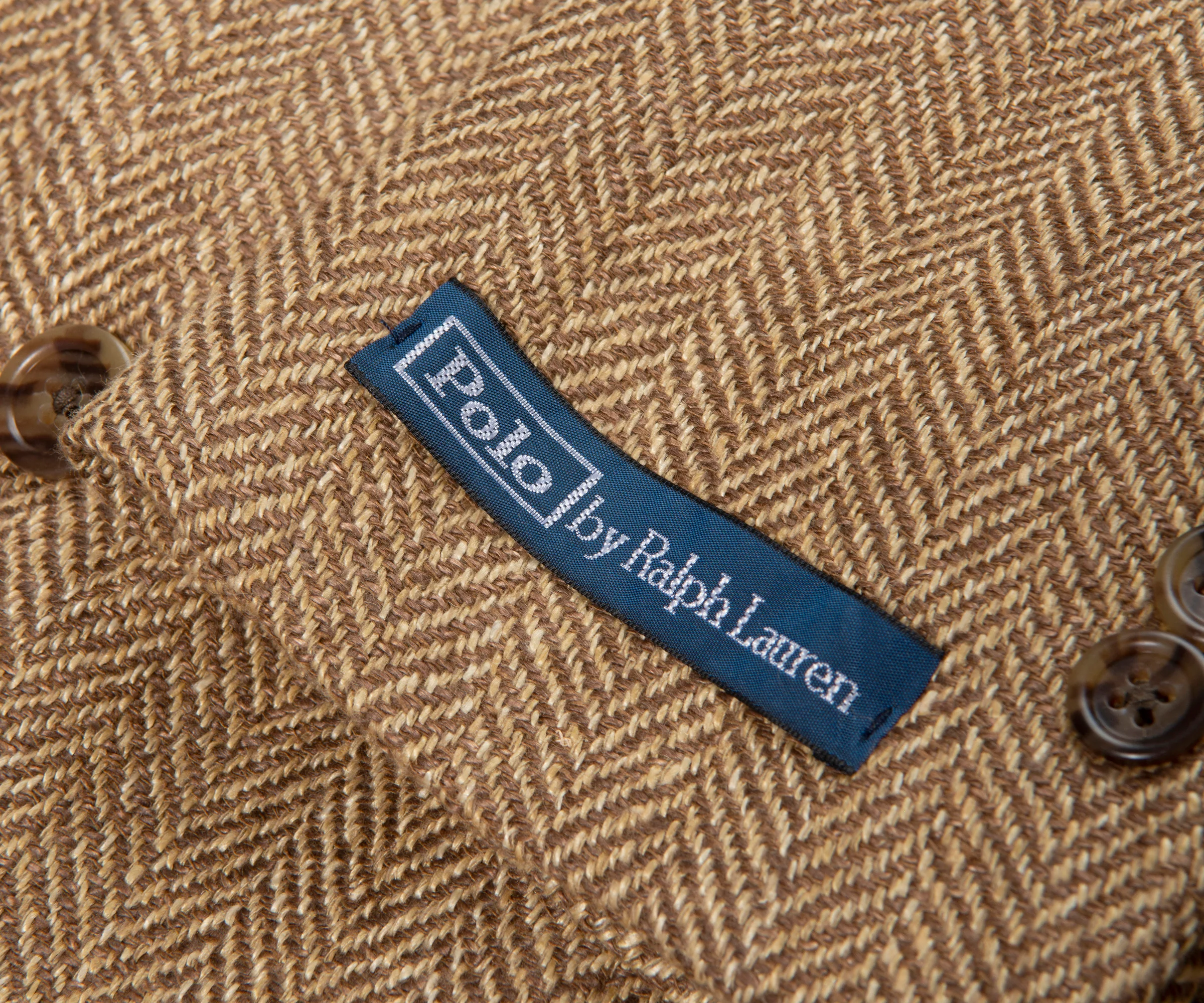 Ralph Lauren Caramel The RL67 Herringbone Blazer - Image 5