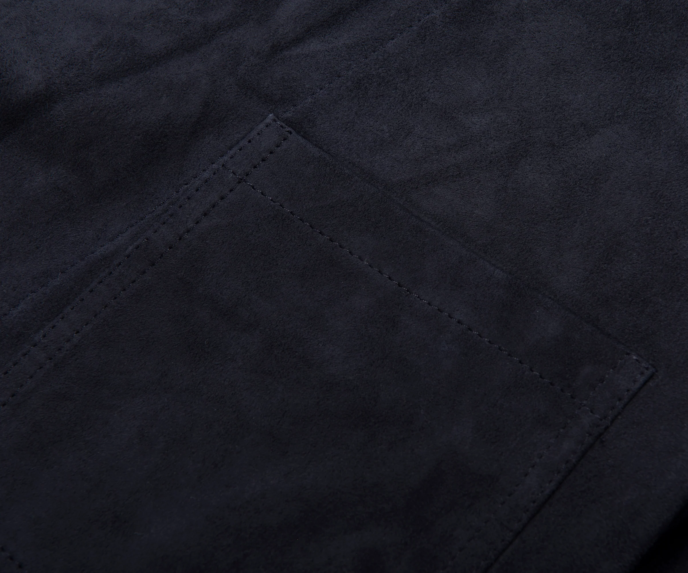 Ralph Lauren Navy Suede 3 Pocket Blazer - Image 3