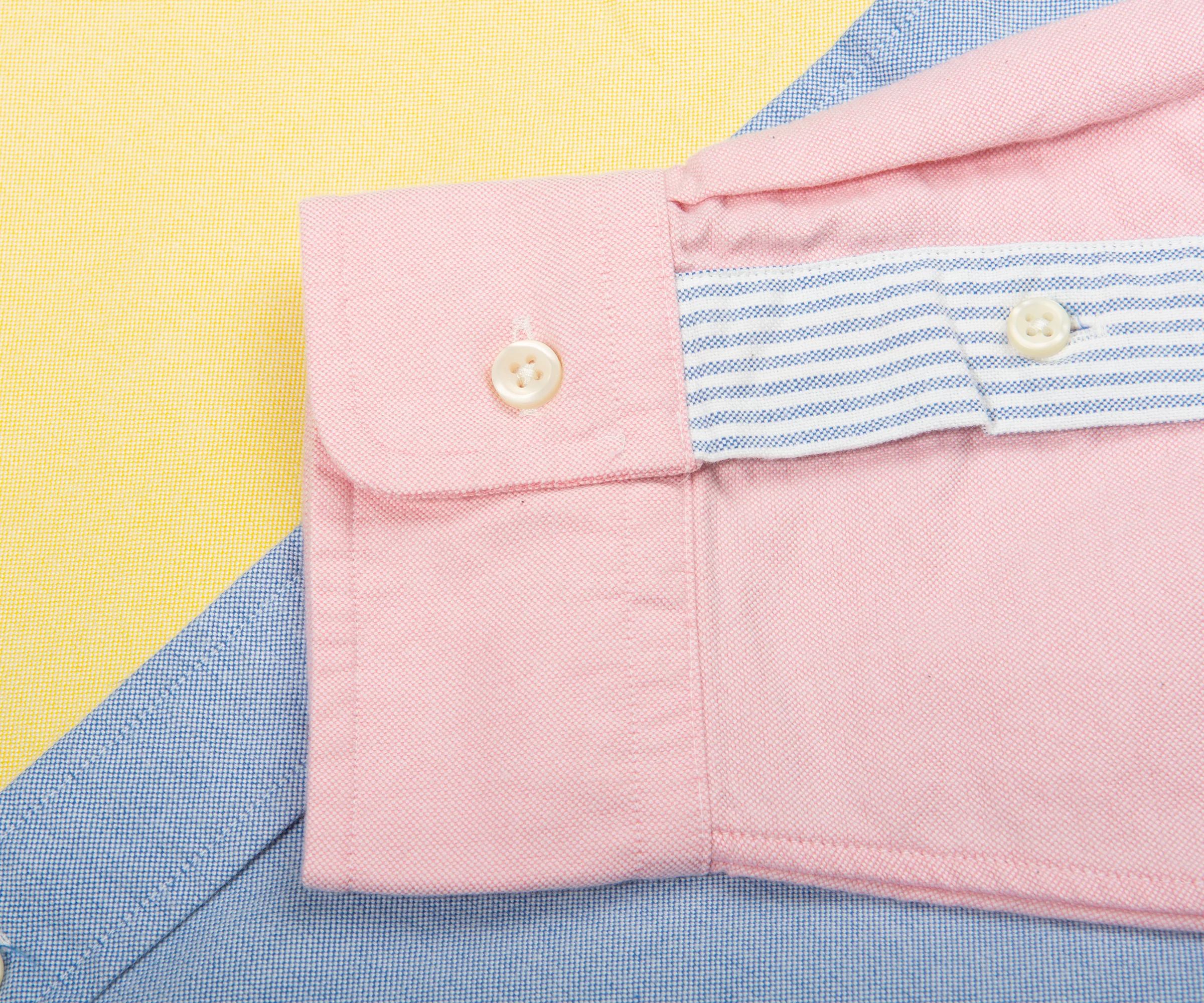 Ralph Lauren Pastel Patch Work Custom Fit LS Shirt - Image 4