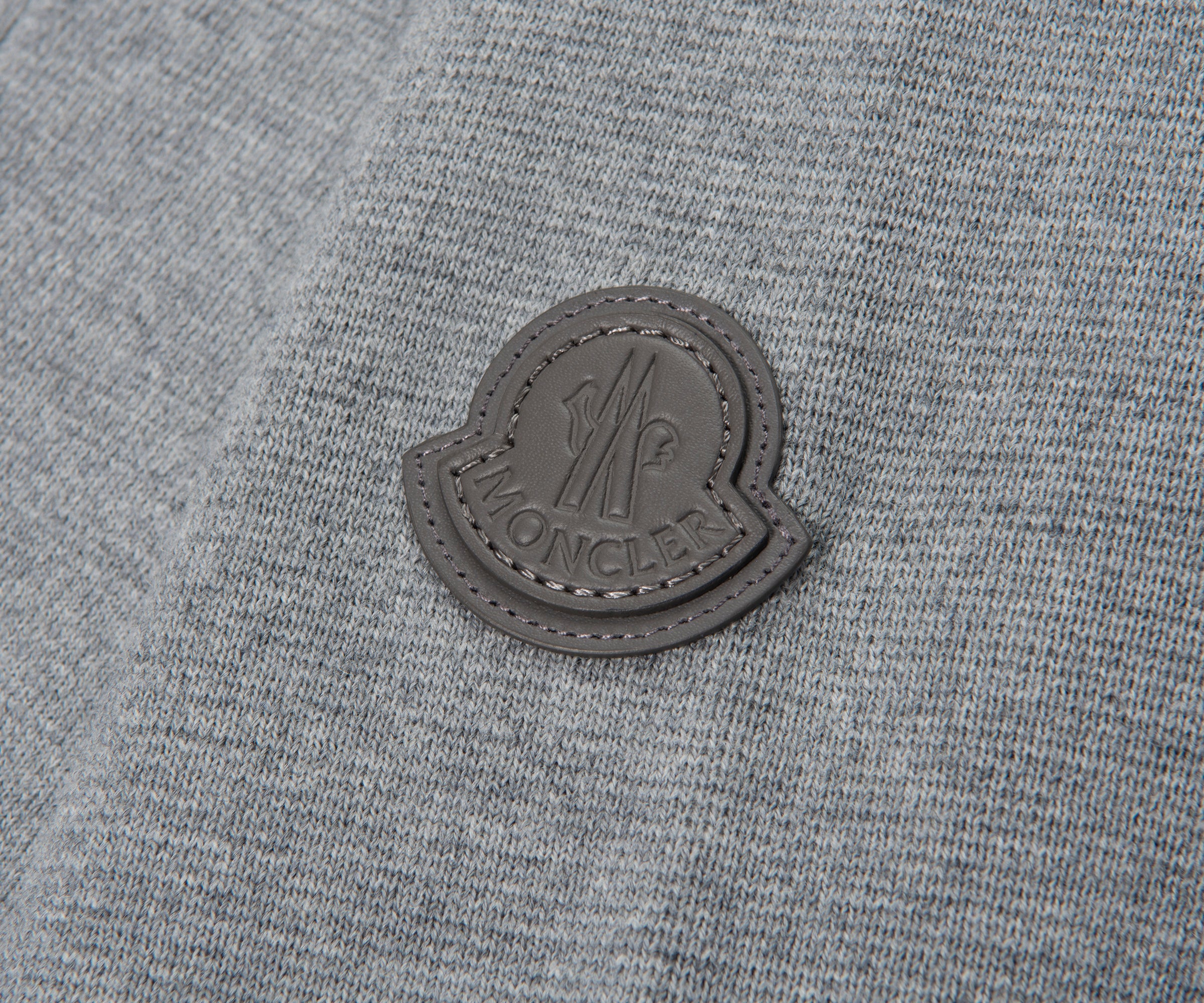 Moncler Grey Wool Zip-up 3 Pocket Cardigan - Image 5
